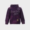 Boys bleached look hoodie front