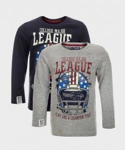 boys major league long sleeve shirt both colours