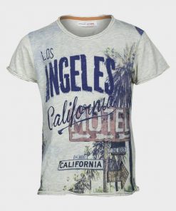 Boys vintage style california t-shirt oatmeal