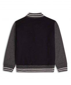 rear of Varsity Style Jacket