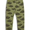 race car joggers green