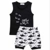 whole set of baby shark singlet and short set