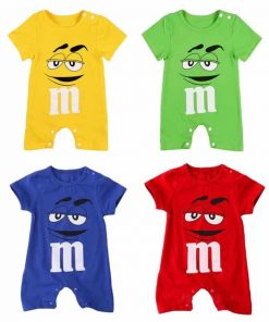 Cartoon M boys romper suit all colours