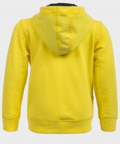 Baby boys hoodie yellow back side