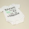 dinosaur baby bodysuit