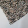 Neutrals baby blanket with weave pattern