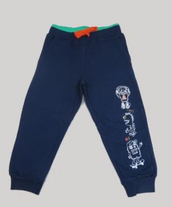 Monster Kids Track Pants Navy