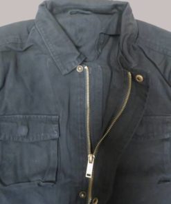 Boys black military jacket